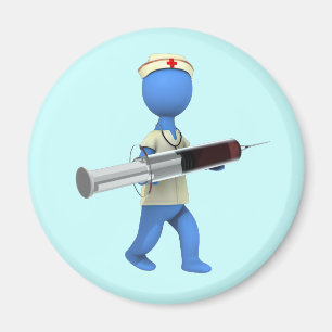 Sjuksköterskahumor Magnet