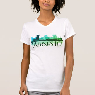SjuksköterskaICT-horisont (Mång--gröntar) Tee Shirt