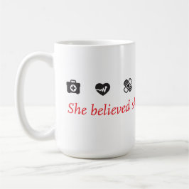 Sjuksköterskainspirationmugg - vit mugg