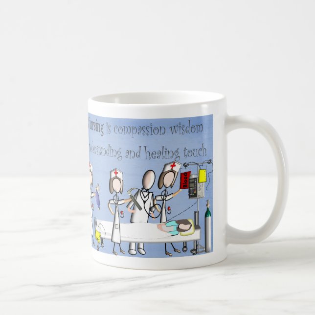 Sjuksköterskakonstgåvor Kaffemugg (Höger)