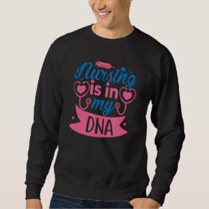 Sjuksköterskan är på min dagstidning Dna Internati Lång Ärmad Tröja