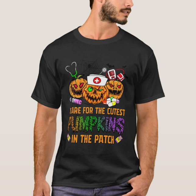 Sjuksköterskan Halloween... Jag bryr mig om de bäs T Shirt (Framsida)