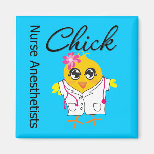 Sjuksköterskanarkosläkarechick v2 magnet
