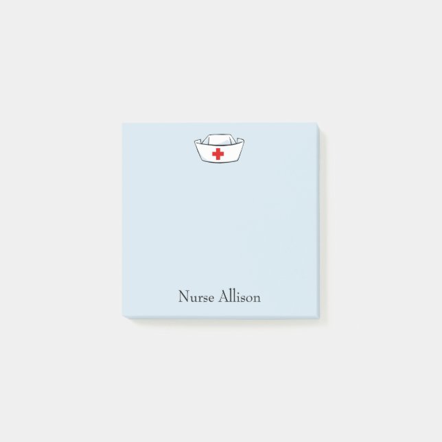 Sjuksköterskans tak Lägg till Namn 3 x 3 Post-it Block (Framsida)