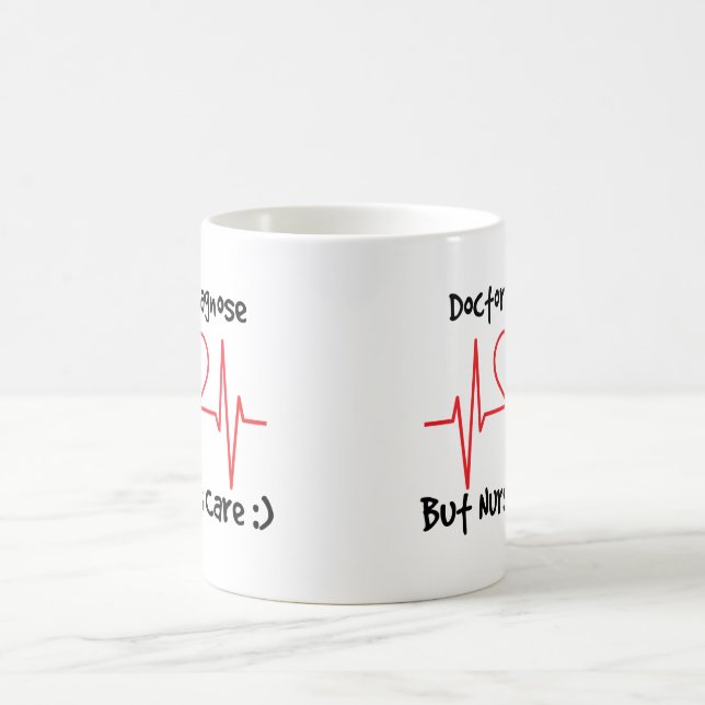 Sjuksköterskaomsorg - RN-sjuksköterskagåvor Kaffemugg (Center)