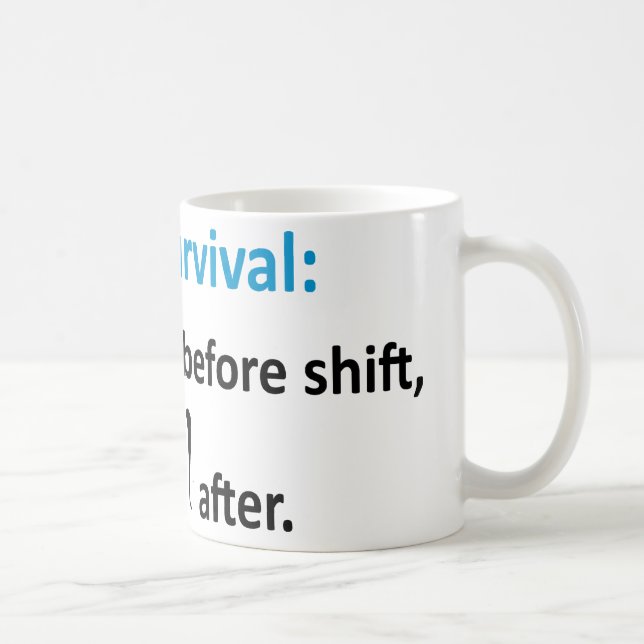 Sjuksköterskaöverlevnad Kaffemugg (Höger)