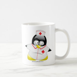 Sjuksköterskapingvin Kaffemugg