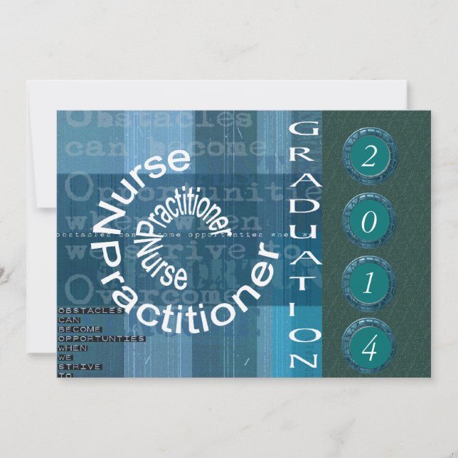 Sjuksköterskapraktikerstudentkort II Inbjudningar (Framsida)