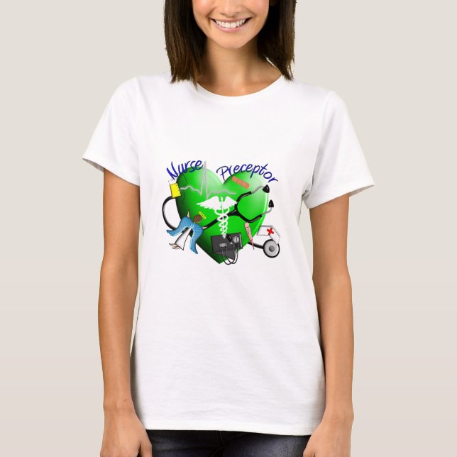 SjuksköterskaPreceptorgåvor T-shirt (Framsida)