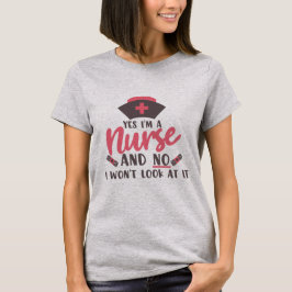 Sjuksköterskaskjorta, sjuksköterska, gåva för t shirt