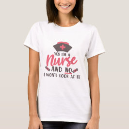 Sjuksköterskaskjorta, sjuksköterska, gåva för t shirt