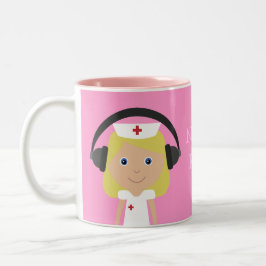 Sjuksköterskasten! Två-Tonad Mugg