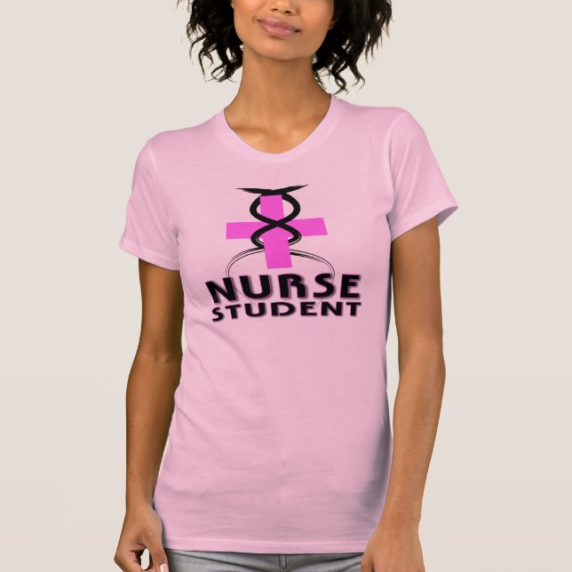SJUKSKÖTERSKASTUDENTROSOR TEE (Framsida)
