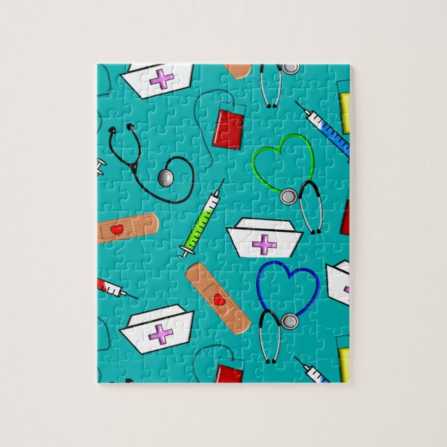 Sjuksköterskaverktyg Pussel (Vertikal)