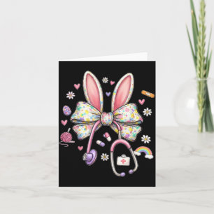 Sjuksköterske Bunny Rolig Påsk Sjuksköterska Söt S Kort