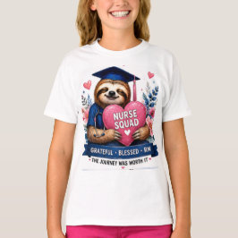Sjuksköterske Squad Långsam RN Examinerad Söt Sjuk T Shirt