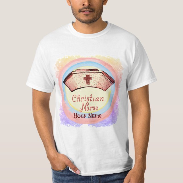 Sjuksköterskeängel T Shirt (Framsida)