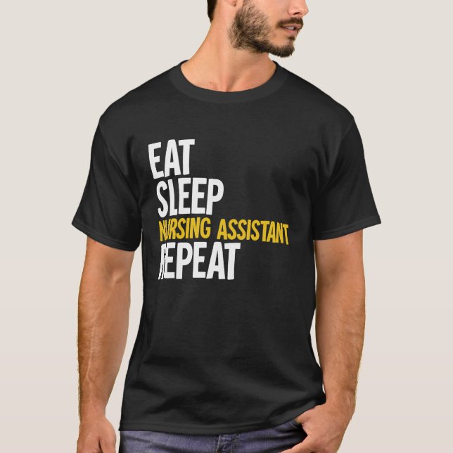 Sjuksköterskeassistent T Shirt (Framsida)