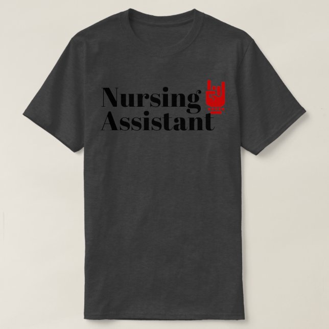 Sjuksköterskeassistenten T Shirt (Design framsida)
