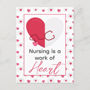 Sjuksköterskebehandlade Valentineser Medicinsk mod Helg Vykort