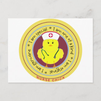 SjuksköterskeChick Vykort