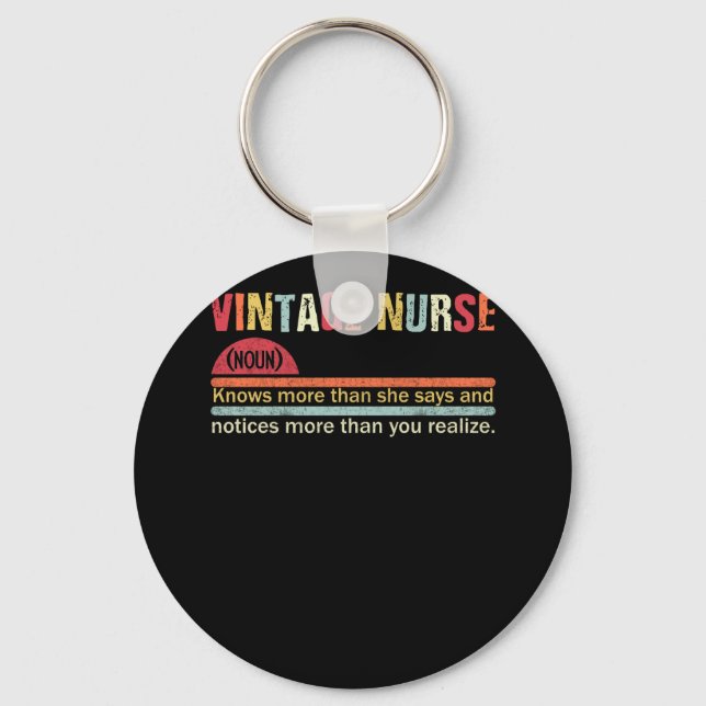 Sjuksköterskedefinitionen känner till mer än vad h nyckelring (Framsida)