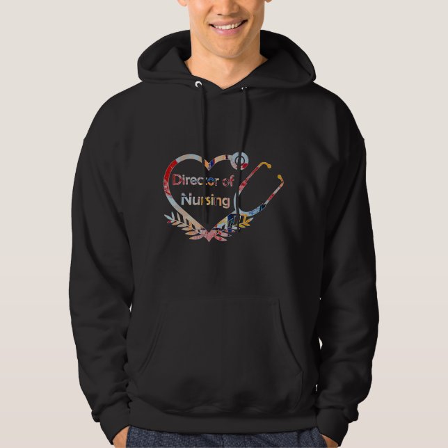 Sjuksköterskedirektör Hoodie (Framsida)