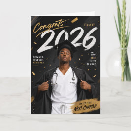 Sjuksköterskeexamen Kort 2026 - Afroamerikansk Man