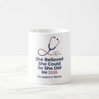 Sjuksköterskeexamen RN 2026 Hon trodde Kaffemugg