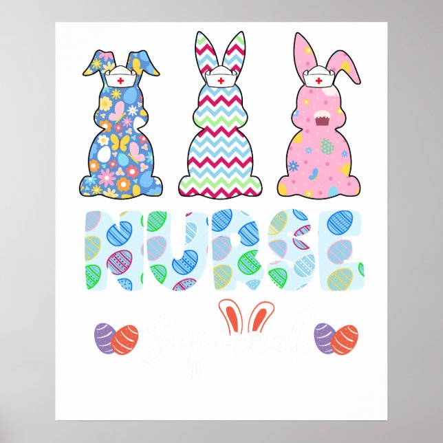 sjuksköterskegrupp, retro, vintage poster (Framsidan)