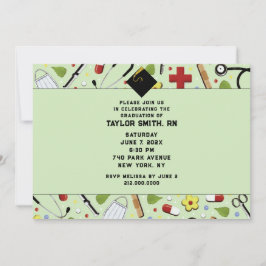 Sjuksköterskeinvitationer till examen inbjudningar