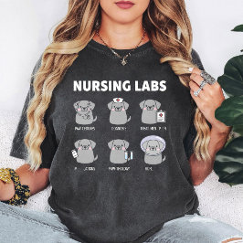 Sjuksköterskelabb Pussel om Hundar T Shirt