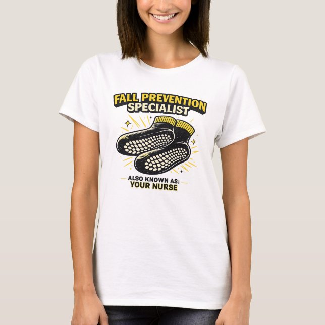Sjuksköterskeliv Inte För De Svaga T Shirt (Framsida)