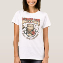 Sjuksköterskeliv Kaffe och Kaos Retro Hjärtstetosk