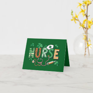 Sjuksköterskeliv Sjuksköterskedagsgåvor St Patrick Kort