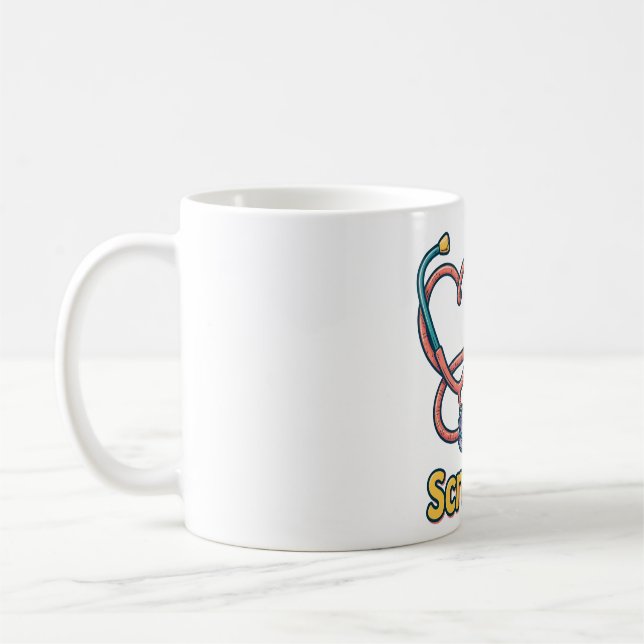 Sjuksköterskemugg med Scrub Life Kaffemugg (Vänster)
