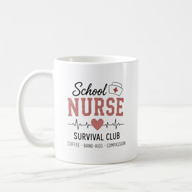 Sjuksköterskeöverlevnadsklubb  kaffemugg (Vänster)