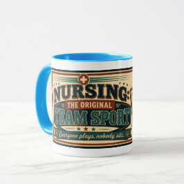 Sjuksköterskepresent Mug–Roligt present till omvår Mugg