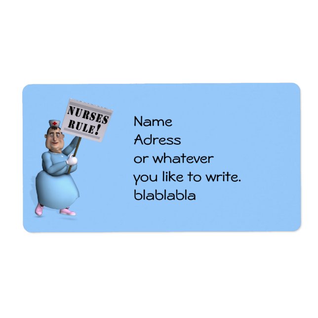 Sjuksköterskeregel! Fraktsedel (Framsidan)