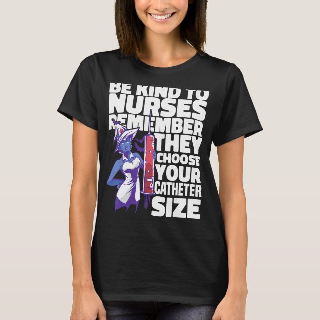 Sjuksköterskesjuksköterskor på sjuksköterskor ska  t shirt (Framsida)