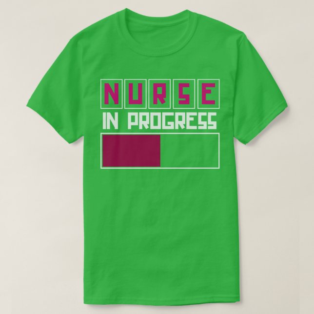 Sjuksköterskeskola - framtida sjuksköterska t shirt (Design framsida)