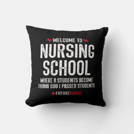 Sjuksköterskeskola Gift - Sjuksköterska Student Kudde