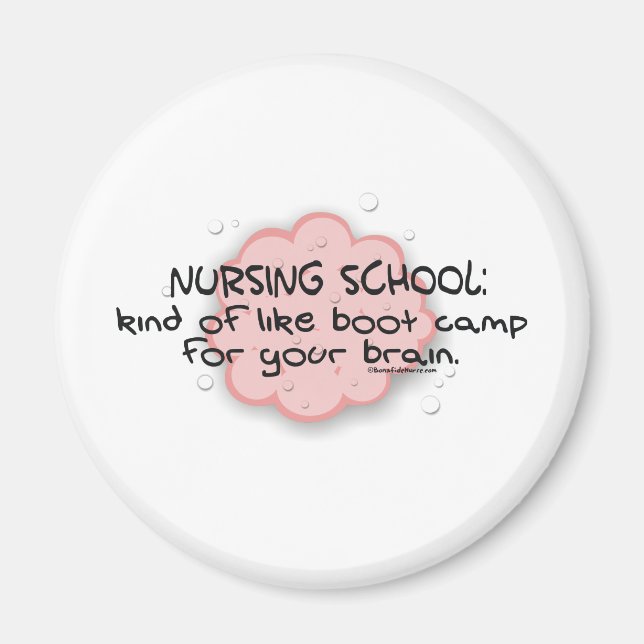 Sjuksköterskeskola - som Brain Boot Camp Magnet (Framsidan)