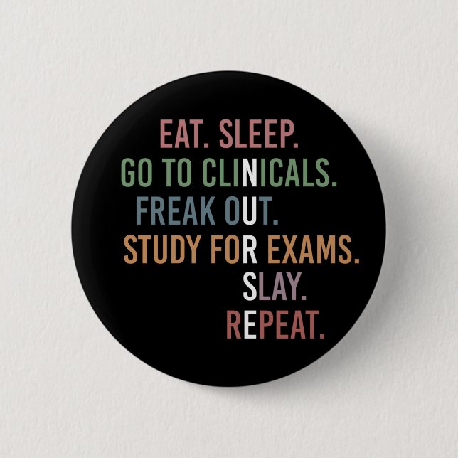 Sjuksköterskeskola student Future Nurse RN Gifts Knapp (Framsida)