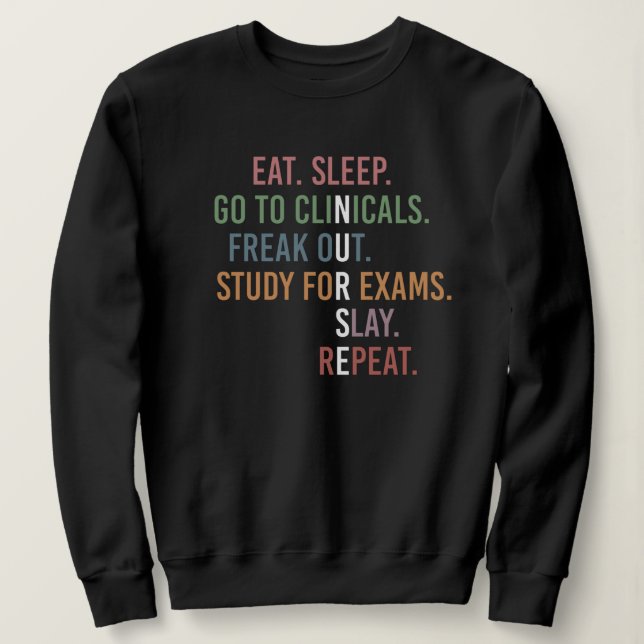 Sjuksköterskeskola student Future Nurse RN Gifts T Shirt (Design framsida)