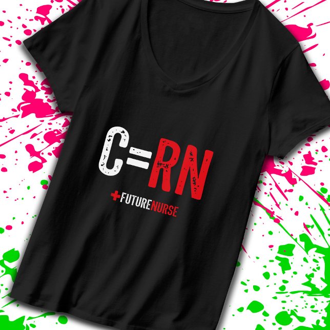 Sjuksköterskeskola Student Gift - framtida sjukskö T Shirt (Celebrate your passion & dedication with this tribute to caregivers who make a difference! -Teemixer)