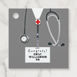 Sjuksköterskeskolan Studenten Gåvor Etiketter