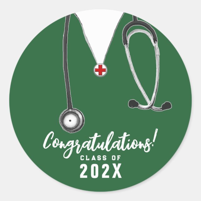 Sjuksköterskeskolan Studenten Runt Klistermärke (Framsida)