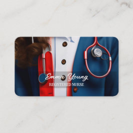 Sjuksköterskesköterskesköterska Visitkort