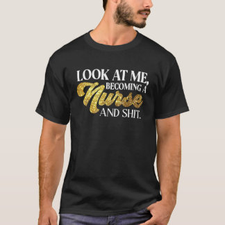 Sjuksköterskestudent Kvinnor Flickor Sjukskötersk T Shirt